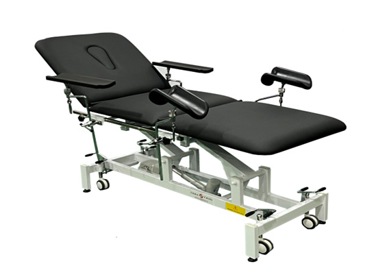 3 Section Electric Exam Table With Handrest and Stirrups