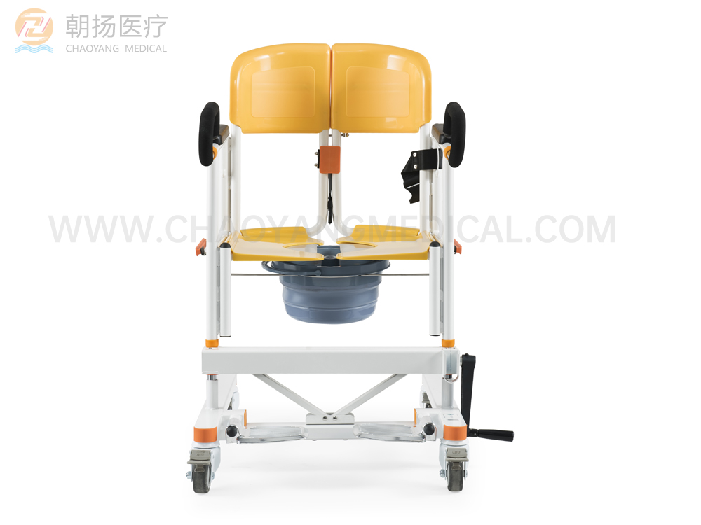  Large size manual trasfer commode chair CY-WH201